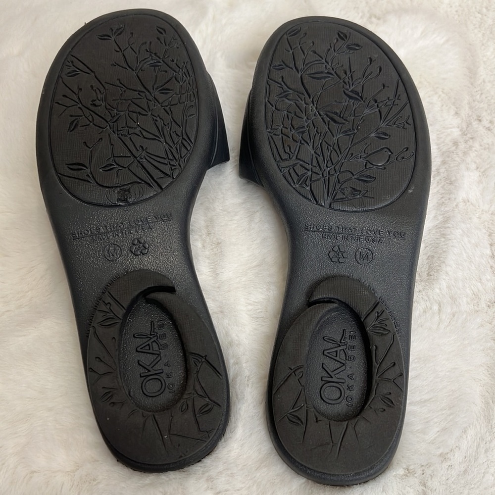 Oka B Madison slide with animal print bow size M (7/8) - Picture 5 of 7